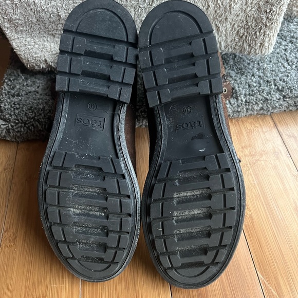 täōs genuine leather/suede combat boots - Picture 3 of 11